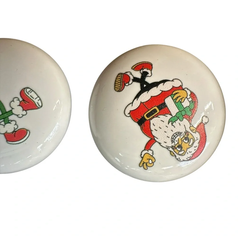 Christmas‎ Themed hardware drawer knobs set of 6 DYI crafts